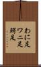 わに足 Scroll