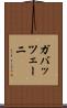 ガバッツェーニ Scroll