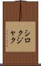シロクジャク Scroll