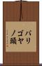 バリゴヤノ頭 Scroll