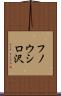 フノウシロ沢 Scroll