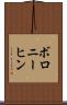 ボロニーヒン Scroll
