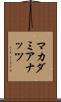 マカダミアナッツ Scroll