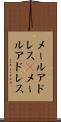 メールアドレス(P) Scroll