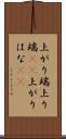 上がり端 Scroll