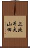 上北手大山田 Scroll