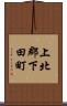 上北郡下田町 Scroll