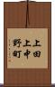 上田上中野町 Scroll