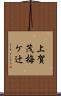 上賀茂梅ケ辻 Scroll
