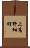 上高野畑町 Scroll