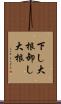 下し大根 Scroll