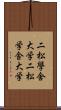 二松學舍大学 Scroll