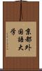 京都外国語大学 Scroll