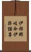 伊邪那岐命 Scroll