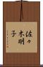 佐々木明子 Scroll