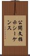 公開文指示シーケンス Scroll