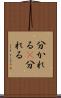 分かれる(P) Scroll