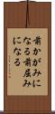 前かがみになる Scroll