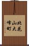 北花山大峰町 Scroll