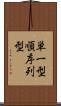 単一型順序列型 Scroll