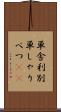 単舎利別 Scroll