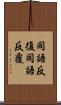 同語反復 Scroll