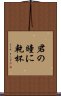 君の瞳に乾杯 Scroll