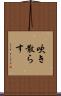 吹き散らす Scroll