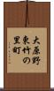 大原野東竹の里町 Scroll