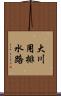 大川用排水路 Scroll