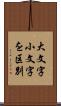 大文字小文字を区別 Scroll