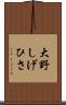 大野しげひさ Scroll