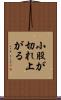 小股が切れ上がる Scroll