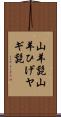 山羊髭 Scroll
