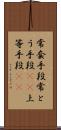 常套手段;常とう手段(sK);上等手段(sK) Scroll