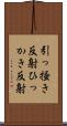 引っ掻き反射 Scroll
