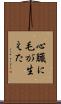 心臓に毛が生えた Scroll