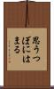 思うつぼにはまる Scroll