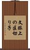 文脈上の区切り子 Scroll