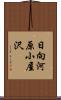 日向河原小屋沢 Scroll