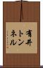 有井トンネル Scroll