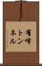 有峰トンネル Scroll