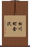 松川町金沢 Scroll