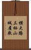 横大路三栖山城屋敷 Scroll