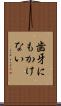 歯牙にもかけない Scroll