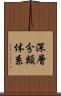深層分類体系 Scroll