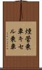 煙管乗車 Scroll