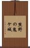 熊野の鬼ケ城 Scroll