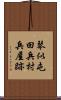 琴似屯田兵村兵屋跡 Scroll