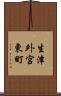 生津外宮東町 Scroll